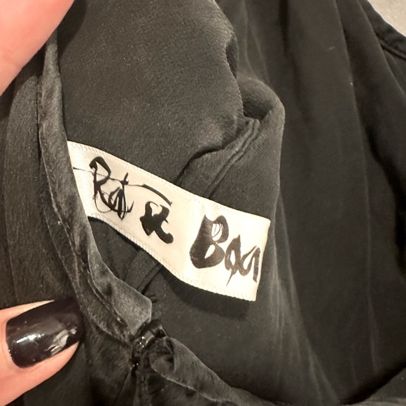 Sz S Rat & Boa Aliya ruffle dress. Asymmetrical and elegant. 100% silk - Picture 7 of 7